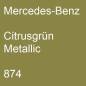 Preview: Mercedes-Benz, Citrusgrün Metallic, 874.